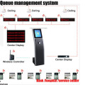 small clinic queue use management system with TV display